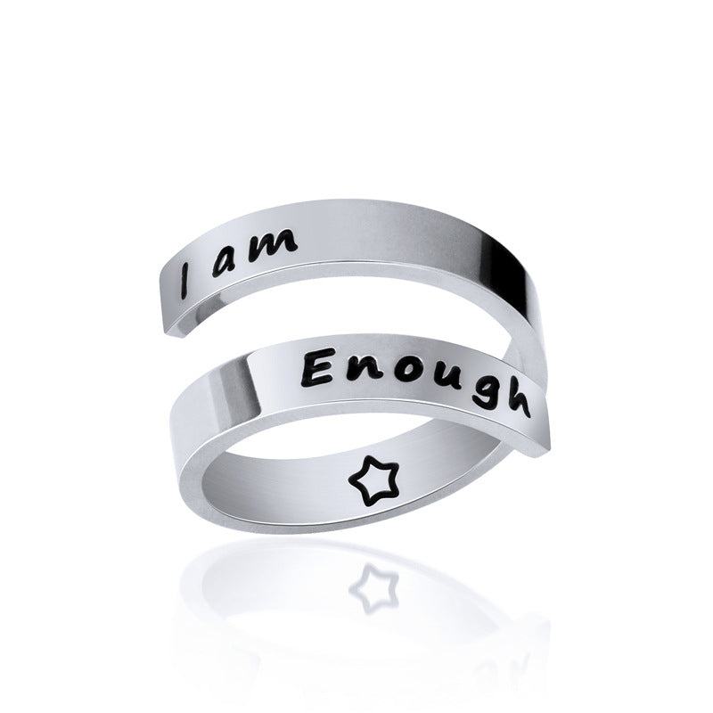 I am Enough Ring