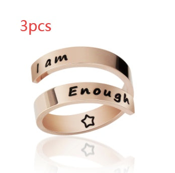 I am Enough Ring
